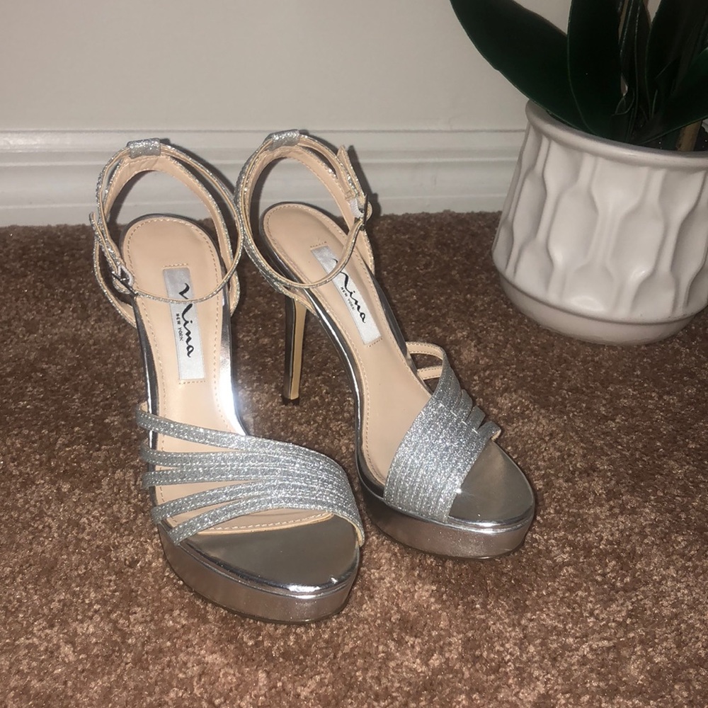 Silver heels